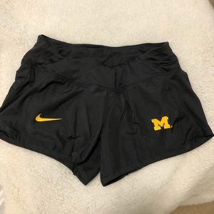 Nike Michigan running shorts